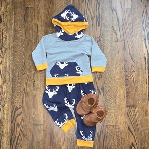 Boutique Infant Boy Matching Set
